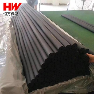 非标黑色橡塑管道保温管30空调管套消防管道防冻水管橡塑保温管套图2