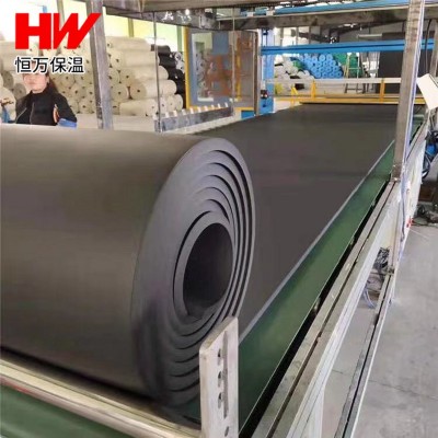 包空调管道橡塑保温板b1级黑色隔热自粘橡塑板阻燃橡塑海绵发泡板 1立方米图3