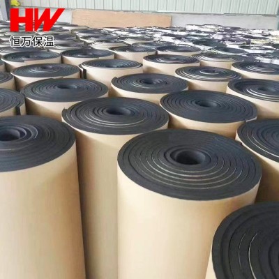 包空调管道橡塑保温板b1级黑色隔热自粘橡塑板阻燃橡塑海绵发泡板 1立方米图4