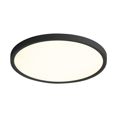 跨境简约卧室吸顶灯黑色无缝隙超薄主卧房间灯护眼圆形书房吸顶灯 10个图5