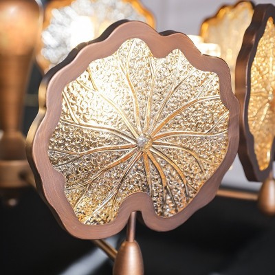 客厅吊灯中古风复古新中式大厅主灯美式南洋风餐厅灯中山灯具 1件图2