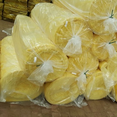 无甲醛玻璃棉卷毡 大城县生产厂家 大型流水线吸音防火玻璃棉卷毡 10吨图5