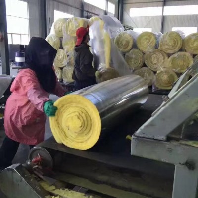 无甲醛玻璃棉卷毡 大城县生产厂家 大型流水线吸音防火玻璃棉卷毡 10吨图2