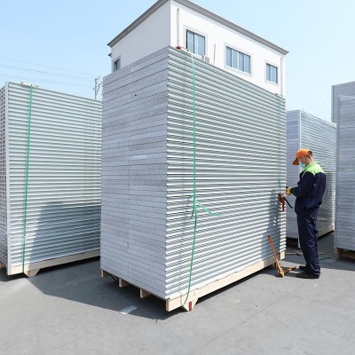 硅岩净化板50mm彩钢夹芯板净化工程保温防火板隔热质轻河南厂家 1平方米