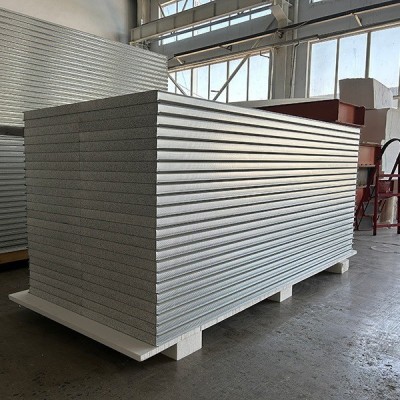 硅岩净化板50mm彩钢夹芯板净化工程保温防火板隔热质轻河南厂家 1平方米图2