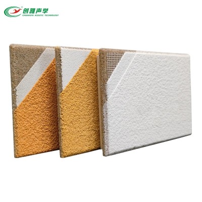 创雅微孔瓷静音板三维无缝晶体柔性可弯曲微粒砂复合墙面天花造型 2平方米