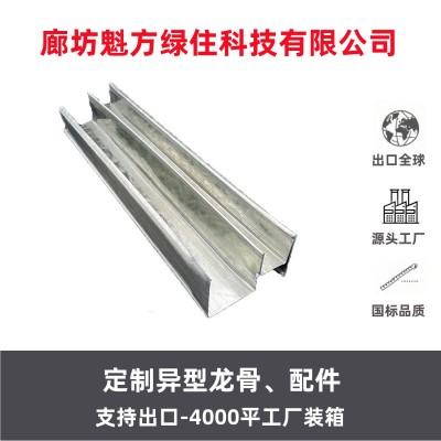 100CH轻钢龙骨烤漆龙骨隔音墙井管道墙防火防潮石膏板隔墙 200米图5