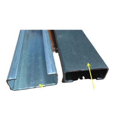 河北镀锌Q235B C型钢加工 50船龙骨U型槽钢卡槽 50轻钢龙骨批发 200米图5