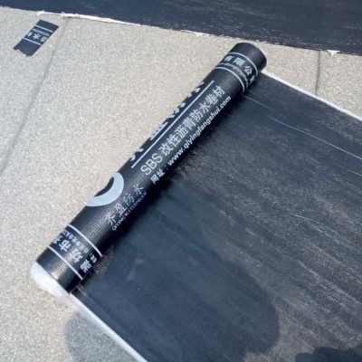 厂家批发sbs防水卷材3mm 工程专用防水材料sbs改性沥青防水卷材 100平方米图2