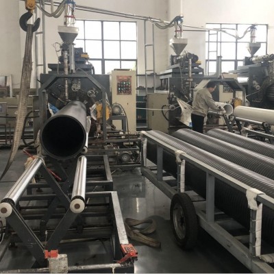 HDPE双壁缠绕管厂家批发pe中空壁缠绕塑料管污水管下水管耐腐蚀 300米图2