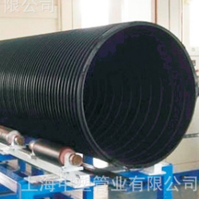 上海中塑HDPE中空壁波纹管 厂家供应中空壁缠绕管 PE管 B型排污管 600米图4