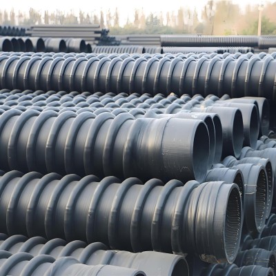 批发HDPE材质螺旋波纹管承插式电熔连接缠绕B型克拉管排水管专用 6米图5