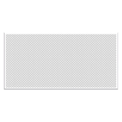 厂家批发铝扣板吊顶600X600对角冲孔异型办公室厂房工程板天花板 100平方米图3