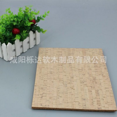 软木地板厂家 软木复合地板 着色竹节纹地板 软木隔音地板 1平方米图4