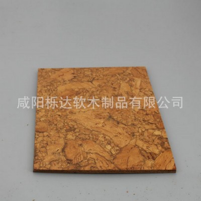 枫叶软木复合地板 软木复合地板 粘贴吸声软木地板 软木隔音地板 1平方米