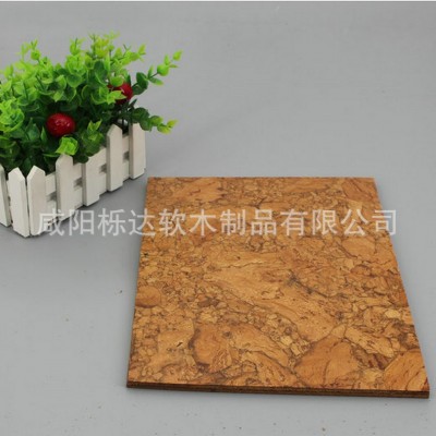 枫叶软木复合地板 软木复合地板 粘贴吸声软木地板 软木隔音地板 1平方米图5