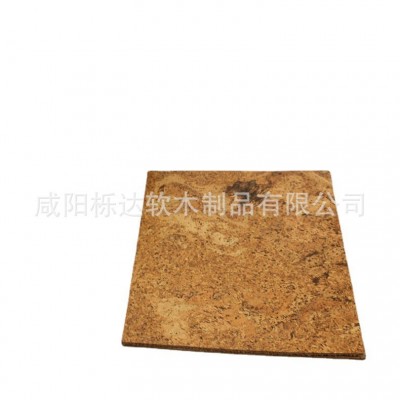 软木复合地板粘贴吸声复合深加工木质材料客厅卧室家居装饰板材 1平方米