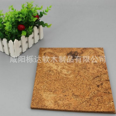 软木复合地板粘贴吸声复合深加工木质材料客厅卧室家居装饰板材 1平方米图5