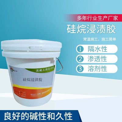 硅烷浸渍剂混凝土防水耐腐涂层墙面卫生间抗渗保护涂料耐腐蚀 1桶图4