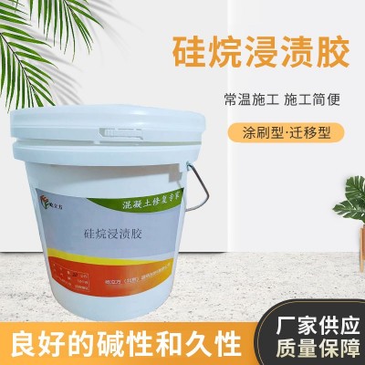 硅烷浸渍剂混凝土防水耐腐涂层墙面卫生间抗渗保护涂料耐腐蚀 1桶图3