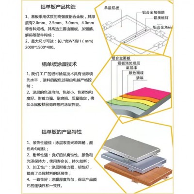 热转印木纹铝单板铝天花吊顶外幕墙冲孔门头雨棚氟碳铝板厂家直销 1平方米图4