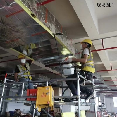 耐火1小时防排烟玻璃棉板 消防排烟管道铝箔玻璃棉防火阻燃玻璃棉 1立方米图4