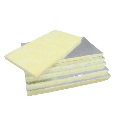 屋面玻璃棉板耐高温玻璃纤维隔音棉板防火铝箔离心玻璃棉板高密度 20立方米