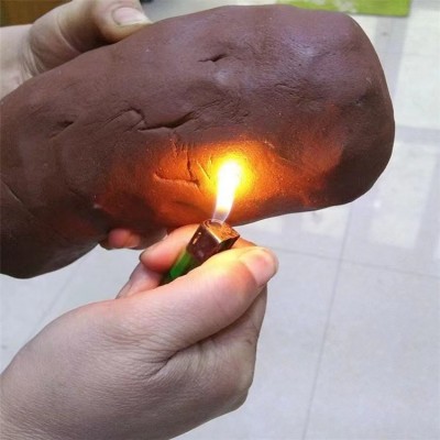 柔性有机堵料防火泥 可塑性电缆桥架防鼠洞密封阻燃耐高温防火泥 1公斤