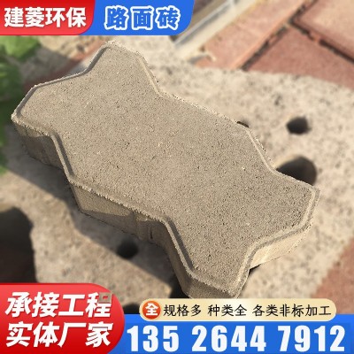 现货供应 码头砖 波浪砖 S型连锁砖 水泥面包砖 景观步道砖图2