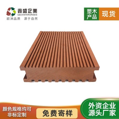 塑木 实心地板 厂家直销塑木地板 木塑地板140*40mm 宜可木 1000平方米图3