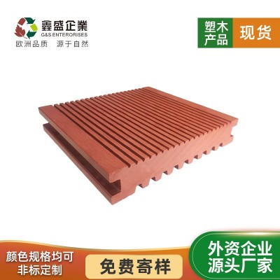 塑木实心户外地板 塑木地板木塑护栏园林景观工程150*28mm 宜可木 1000平方米图3