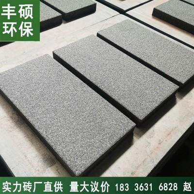 山西长治PC砖仿石材透水砖人行道广场庭院渗水砖600*300*50荔枝面 1平方米