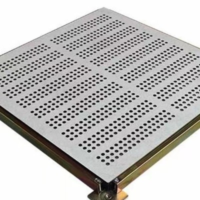 全钢通风活动地板 源头厂家现货电子机房镂空高耐磨抗静电600钢板图3