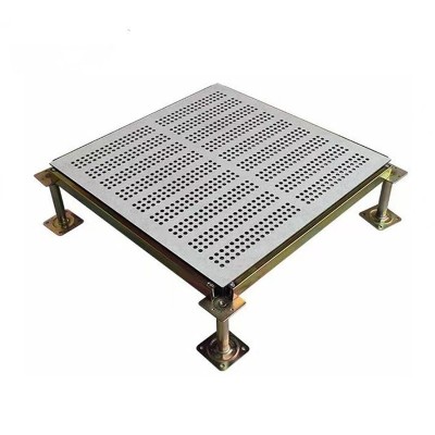 全钢通风活动地板 源头厂家现货电子机房镂空高耐磨抗静电600钢板图5