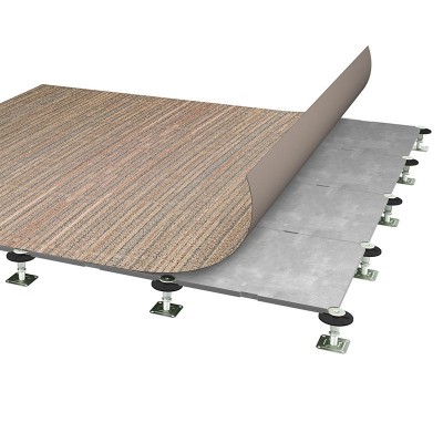 现货GRC无机质水泥地板 配套式办公楼宇地面改造方便布线防火阻燃图3