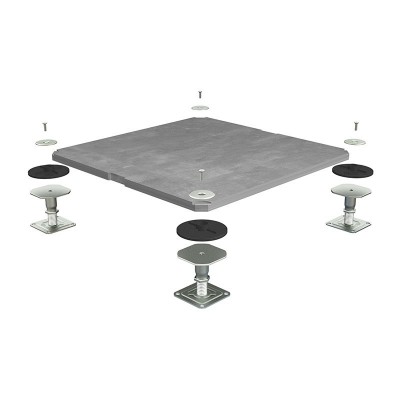 现货GRC无机质水泥地板 配套式办公楼宇地面改造方便布线防火阻燃图4