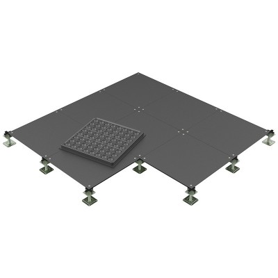 现货OA架空网络地板500 办公室商务楼可调节高承载活动防火地板砖图5