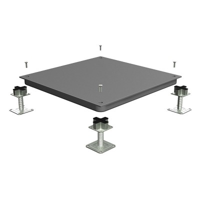 现货OA架空网络地板500 办公室商务楼可调节高承载活动防火地板砖图4