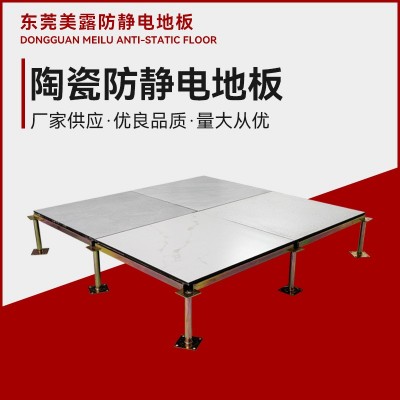 新款陶瓷防静电地板 600瓷砖面全钢抗静电架空板规格齐全颜色可选图3