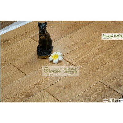 橡木 实木地板 拉丝 木蜡油原色 锁扣 木地板