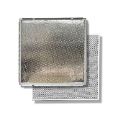 穿孔复合吸音铝天花 穿孔隔音玻纤棉天花吊顶 机房变电室铝天花板图5