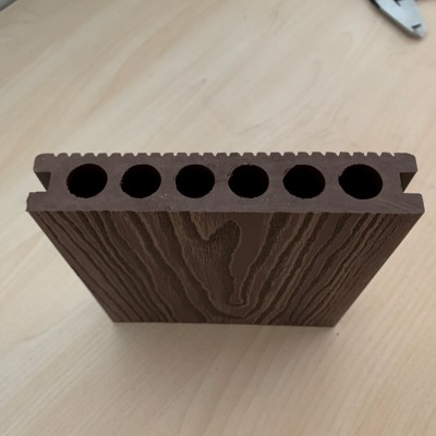 户外防腐生态木塑地板室外别墅塑木3D在线压纹耐磨户外专用图4