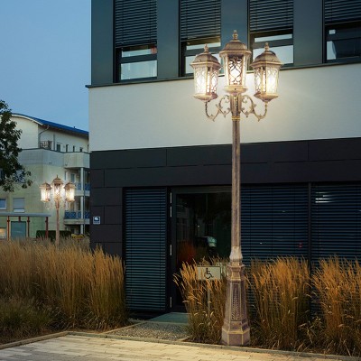 户外庭院灯3米高杆灯公园别墅厂家定制小区室外led太阳能路灯超亮图2