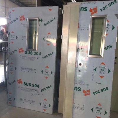 厂家直供不锈钢消防门酒店商场厨房304不锈钢防火门证书齐全 1平方米图3