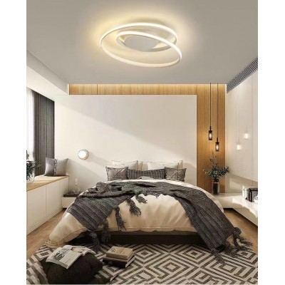 客厅吸顶灯 铝材灯具现代北欧创意卧室灯新款led灯小客厅跨境灯饰图5