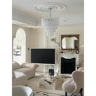 法式MURANO玻璃南洋中古客厅穆拉诺轻奢水晶餐厅复古别墅楼梯吊灯图4