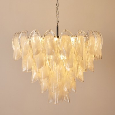 法式中古云雾玻璃吊灯轻奢客厅餐厅吊灯卧室现代设计卧室灯床头灯图3