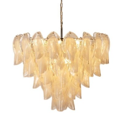 法式中古云雾玻璃吊灯轻奢客厅餐厅吊灯卧室现代设计卧室灯床头灯图5