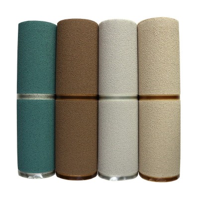 北欧几何菱形波浪条纹壁纸大气鹿皮绒墙纸卧室客厅电视背景墙纸 1卷图5