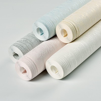 外贸批发自粘3d仿硅藻泥壁纸素色纯色客厅背景墙卧室自贴墙纸家居 1卷图2